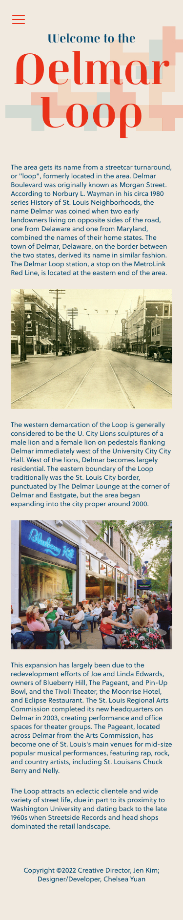 editorial style recipe page on mobile